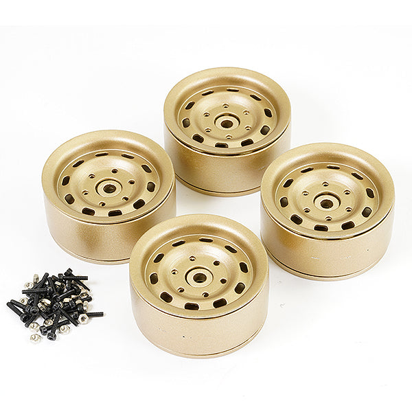 FASTRAX ALUMINUM BEADLOCK OLD ROUND WHEELS - BRONZE - RC Hobby Product