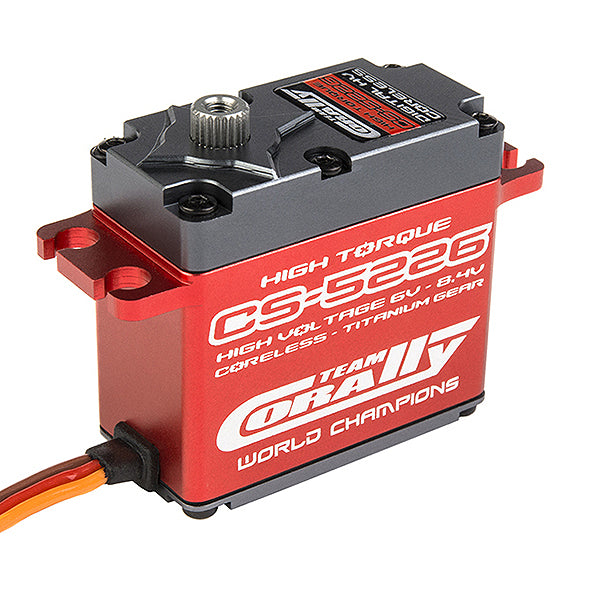 CORALLY CS5226 HV HIGH SPEED SERVO HIGH VOLT CORELESS MOTOR TITANIUM/BALLBEARING/ALLOY CASE - High-Speed RTR RC Truck