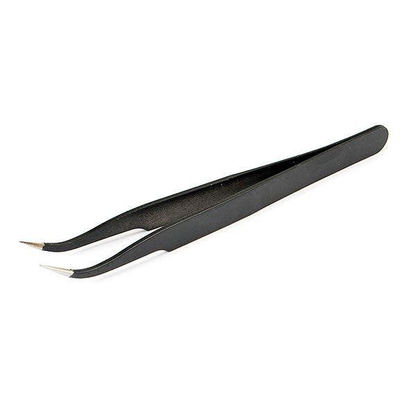 CENTRO CURVED BLACK TWEEZERS - RC Hobby Product