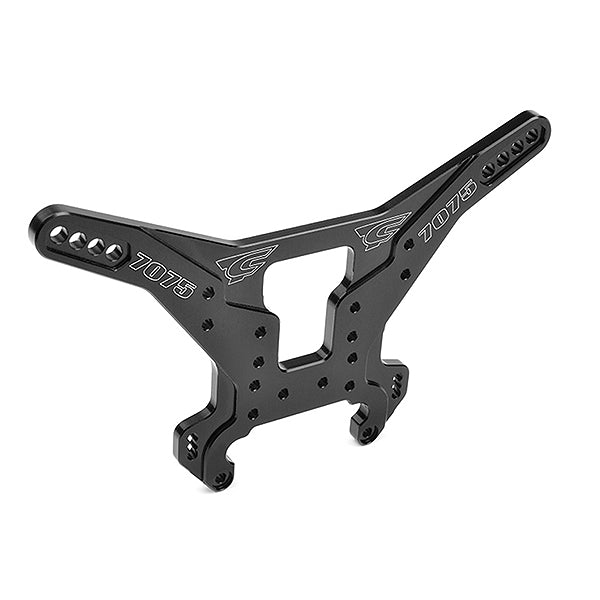 CORALLY SHOCK TOWER MTS SWISS MADE 7075 T6 5MM HARD BLACK - High-Speed RTR RC Truck