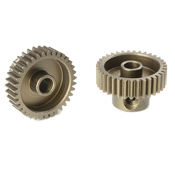 CORALLY 64 DP PINION SHORT HARDENED STEEL 35 TEETH SHAFT DIA. 3.17MM - High-Speed RTR RC Truck