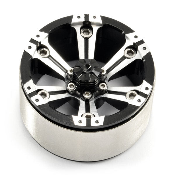 FASTRAX 1.9" HEAVY DUTY SPLIT 6-SPOKE ALLOY BEADLOCK WHEELS (x2) - RC Hobby Product