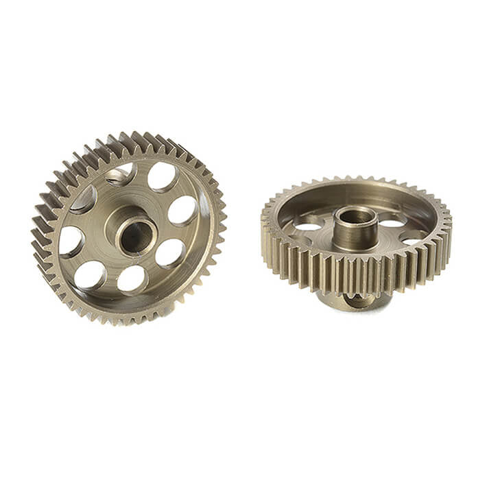 CORALLY 64 DP PINION SHORT HARDENED STEEL 47 TEETH Shaft Dia. 3.17mm - High-Speed RTR RC Truck