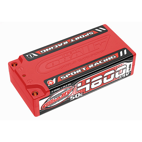 CORALLY SPORT RACING 50C LIPO BATTERY 4800MAH 7.4V SHORTY 2S 4MM BULLIT - High-Speed RTR RC Truck