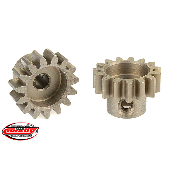 CORALLY 32 DP PINION SHORT HARDENED STEEL 15 TEETH SHAFT DIA. 3.17mm - High-Speed RTR RC Truck