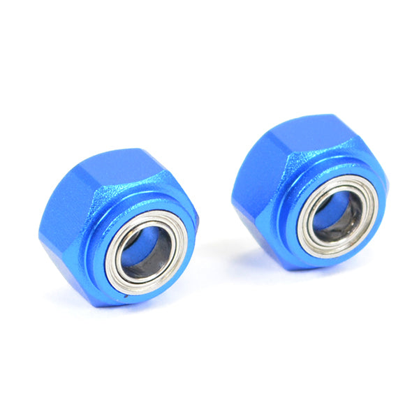 FASTRAX ALUMINIUM FRONT WHEEL 12MM HEX ADAPTORS w/BRG (PR) - RC Hobby Product