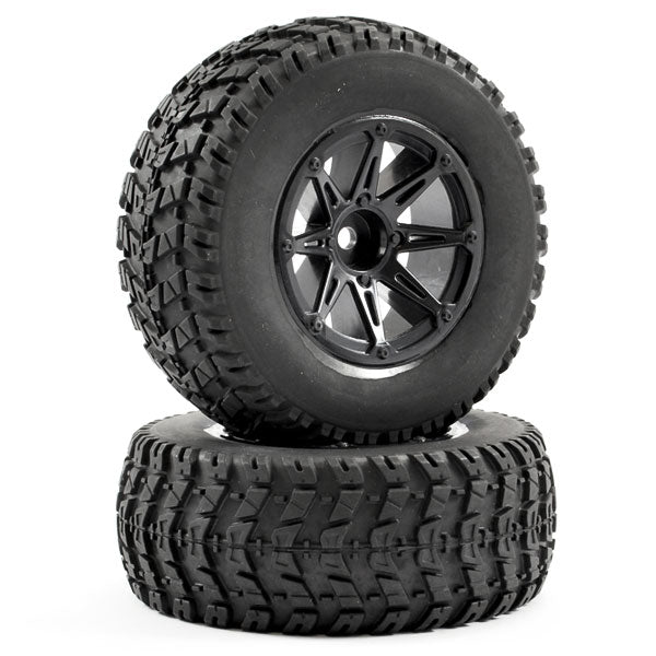 FASTRAX 1:10 SC WAVE MOUNTED 8-SPOKE WHEELS (12MM) - RC Hobby Product