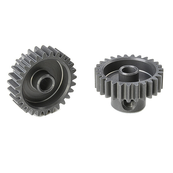 CORALLY 48 DP PINION SHORT HARD ANODISED AL7075 27 TEETH SHAFT DIA. 3.17MM - High-Speed RTR RC Truck