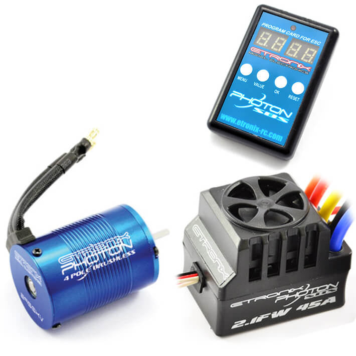 ETRONIX PHOTON 2.1FW COMBO W/13.0R 2950KV MOTOR/60A ESC - RC Hobby Product