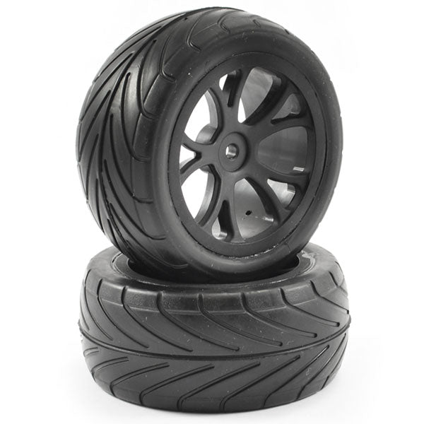 FASTRAX 1/10TH MOUNTED ARROW BUGGY REAR TYRES 10-SPOKE - RC Hobby Product