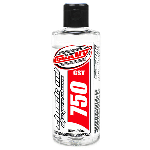 CORALLY SHOCK OIL ULTRA PURE SILICONE 750 CPS 150ML - High-Speed RTR RC Truck