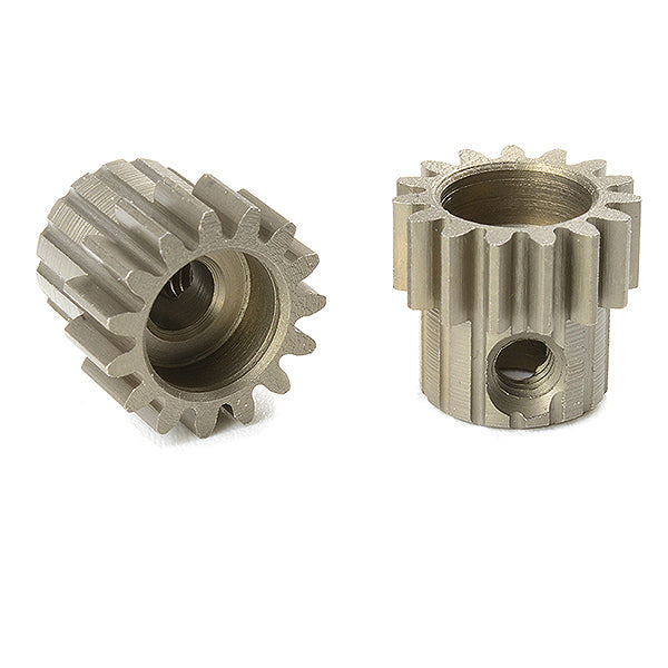 CORALLY M0.6 PINION SHORT HARDENED STEEL 15 TEETH SHAFT DIA. 3.17mm - High-Speed RTR RC Truck