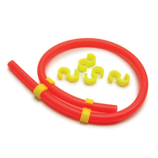 Fastrax Fuel Tube Clips (6) Yellow - RC Hobby Product