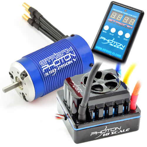 ETRONIX PHOTON 1/8 COMBO W/3.5D 2150KV MOTOR/120A ESC - RC Hobby Product