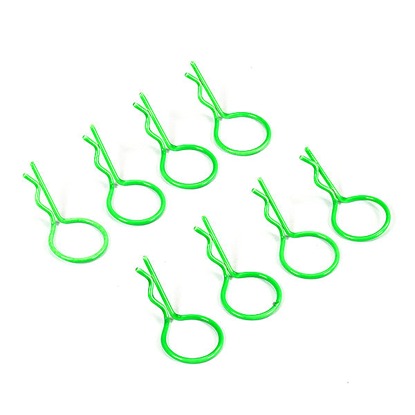Fastrax Fluorescent Green Large Clips - RC Hobby Product