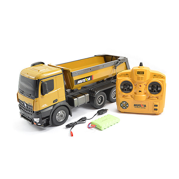 HUINA RC TIPPER/DUMP TRUCK 2.4G 10CH WITH DIE CAST METAL PARTS - RC Hobby Product