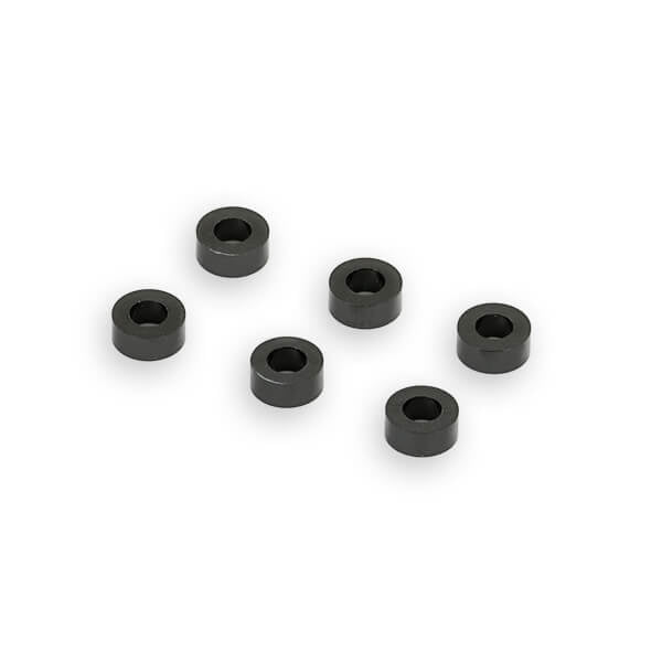 CENTRO BLACK M3 FLAT WASHER 5.75mm x 2.5mm (6) - RC Hobby Product