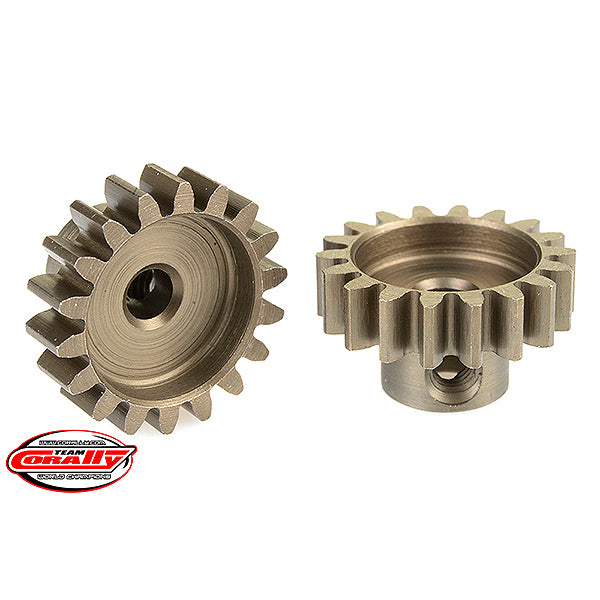 CORALLY 32 DP PINION SHORT HARDENED STEEL 18 TEETH SHAFT DIA. 3.17mm - High-Speed RTR RC Truck