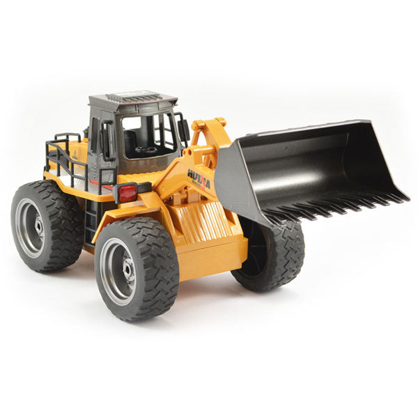 HUINA 2.4G 6CH RC BULLDOZER w/DIE CAST BUCKET - RC Hobby Product
