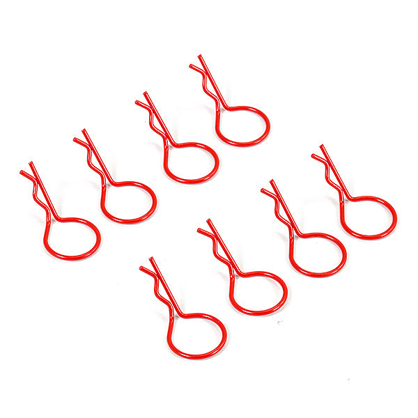 Fastrax Fluorescent Red Large Clips - RC Hobby Product