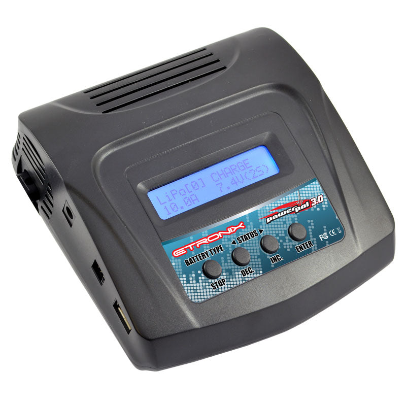 ETRONIX POWERPAL 3.0 AC/DC PERFORMANCE CHARGER/DISCHARGER (EUROPEAN PLUG) - RC Hobby Product