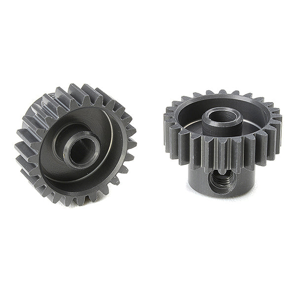 CORALLY 48 DP PINION SHORT HARD ANODISED AL7075 24 TEETH SHAFT DIA. 3.17MM - High-Speed RTR RC Truck