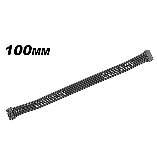 CORALLY HIGH FLEX SENSOR WIRE 100MM SILVER TERMINAL - High-Speed RTR RC Truck