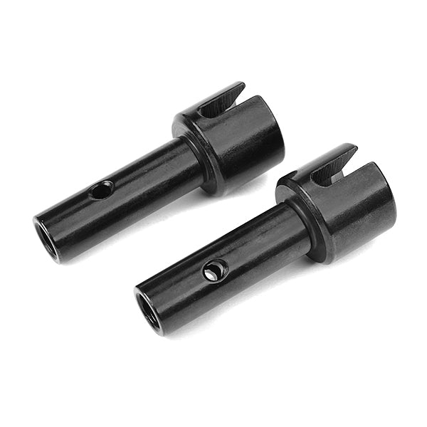CORALLY DRIVE AXLE SHORT REAR V2 SP2 EXH STEEL (2) - High-Speed RTR RC Truck