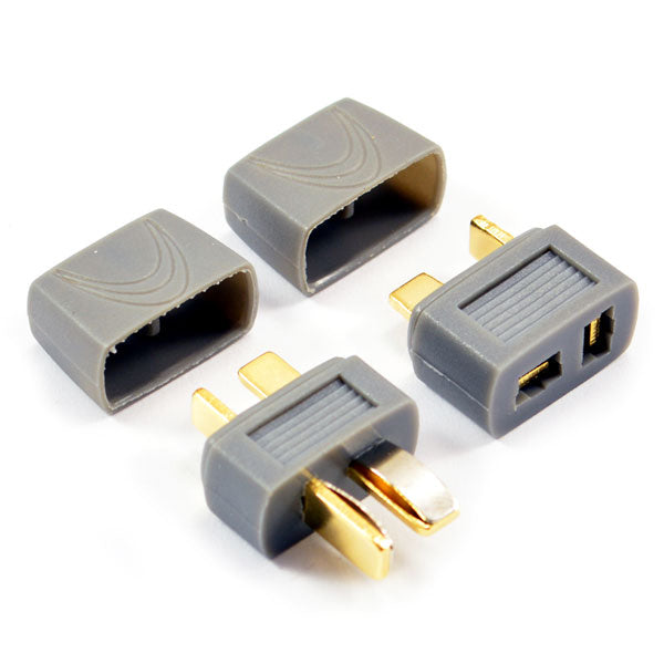 ETRONIX DEANS PLUG (1 male/1 female) w/PROTECTIVE SLEEVE - RC Hobby Product