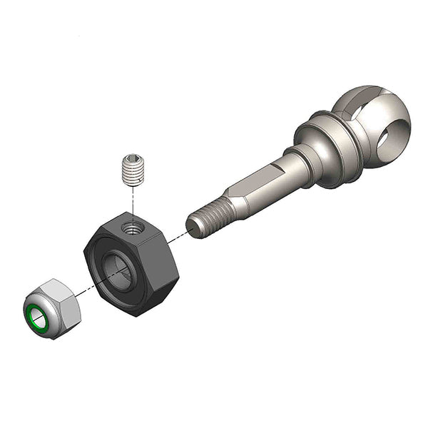 MIP X-DUTY, CVD AXLE, 11MM OFFSET W/ 10MM X 5MM BEARING