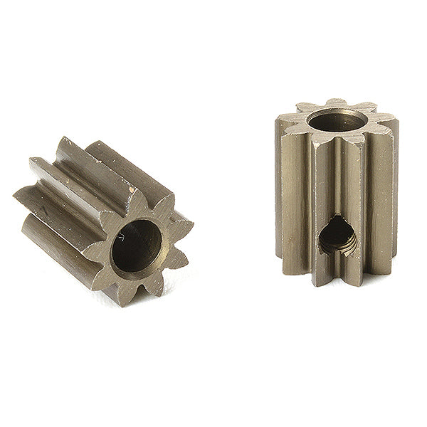 CORALLY M0.6 PINION SHORT HARDENED STEEL 9 TEETH SHAFT DIA. 3.17mm - High-Speed RTR RC Truck