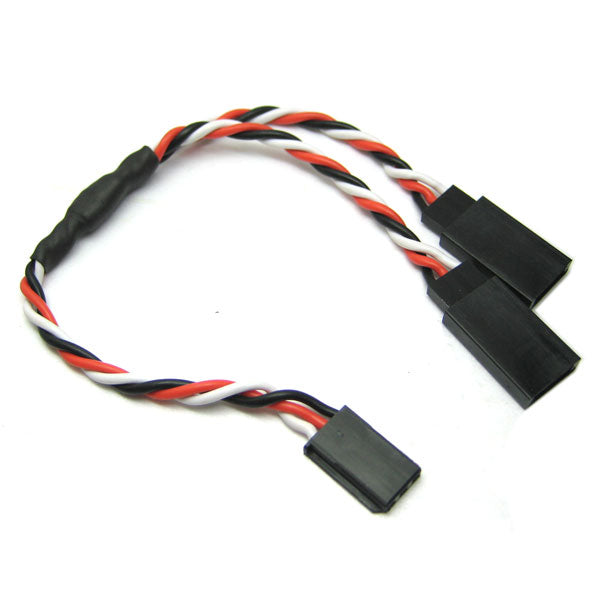 Etronix 30cm 22Awg Futaba Twisted Y Extension Wire - RC Hobby Product