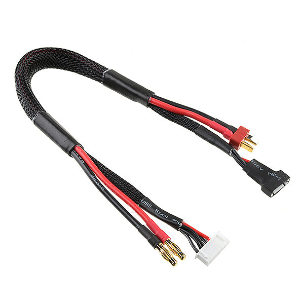 CORALLY CHARGE/BALANCE LEAD TPLUG 4S CHARGER 6S XH CONNECTOR - 4S XH CONNECTOR 14AWG ULTRA V+ WIRE - High-Speed RTR RC Truck