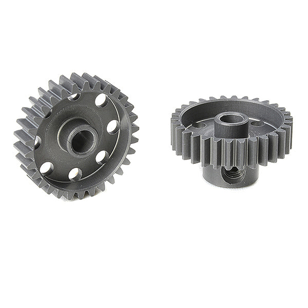 CORALLY 48 DP PINION SHORT HARD ANODISED AL7075 30 TEETH SHAFT DIA. 3.17MM - High-Speed RTR RC Truck