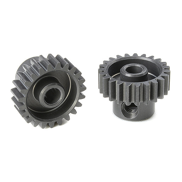 CORALLY 48 DP PINION SHORT HARD ANODISED AL7075 23 TEETH SHAFT DIA. 3.17MM - High-Speed RTR RC Truck