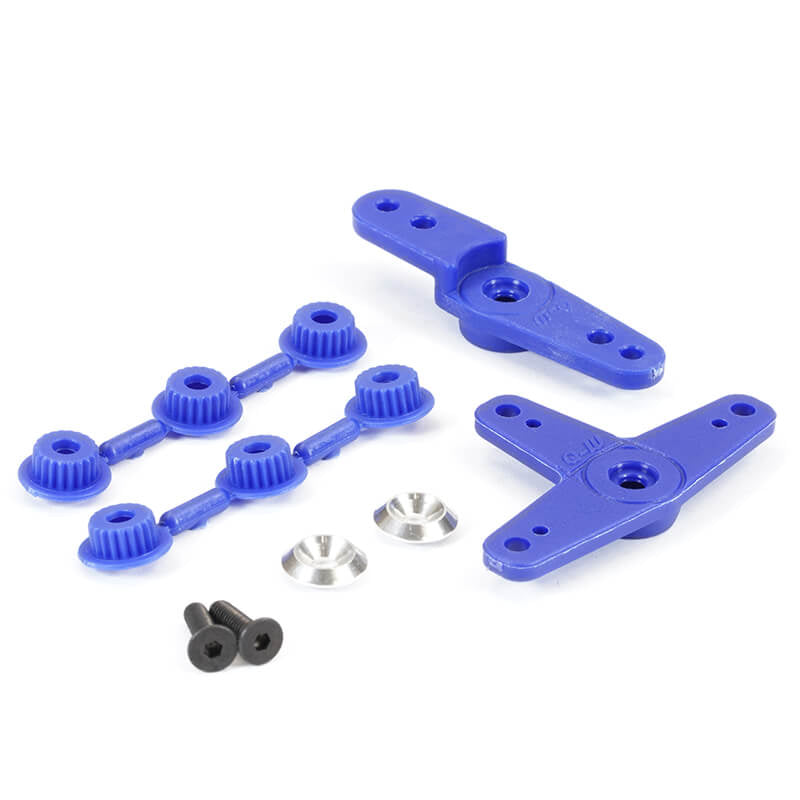 Fastrax Super Servo Horn 2 Blue - RC Hobby Product