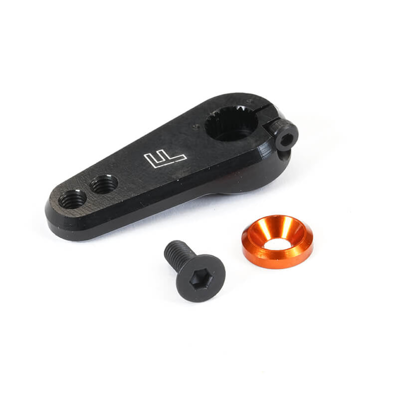 FASTRAX 25T BLACK ALUMINIUM SERVO HORN 30MM (SAVOX/FUTABA) - RC Hobby Product