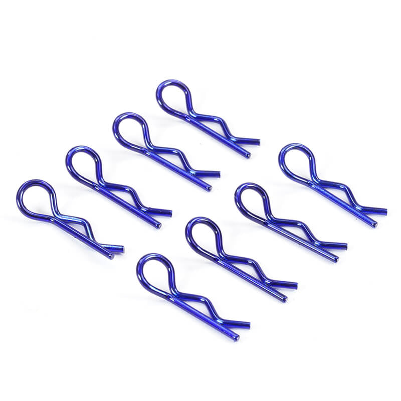 Fastrax Metallic Blue Small Clips - RC Hobby Product