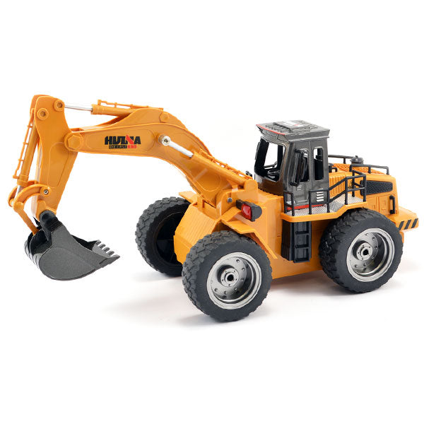HUINA 2.4G 6CH RC EXCAVATOR w/DIE CAST BUCKET - RC Hobby Product