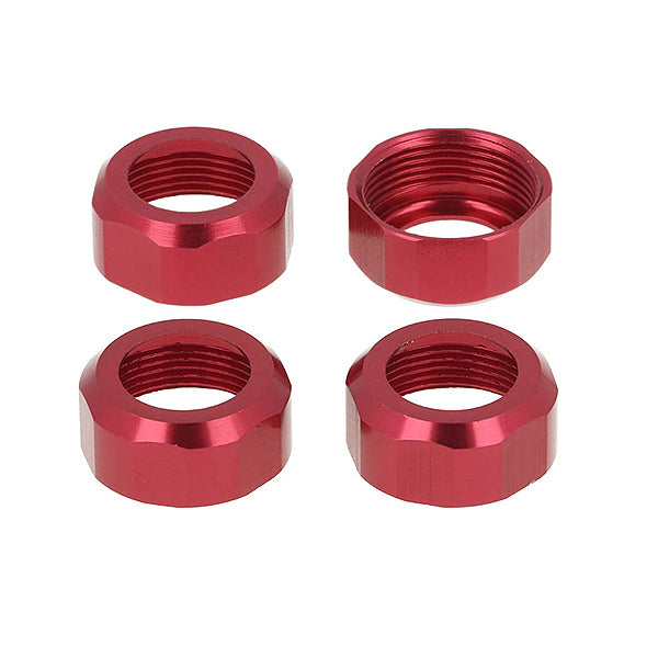 CEN RACING SHOCK CAP (RED ANODIZED) 4PCS - RC Hobby Product