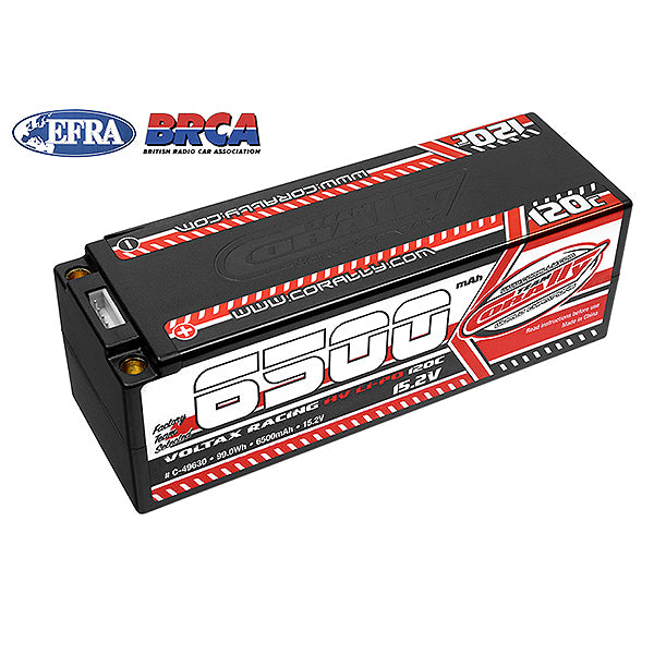CORALLY VOLTAX 120C LIPO HV BATTERY 6500 MAH 15.2V STICK 4S 5MM BULLIT - High-Speed RTR RC Truck