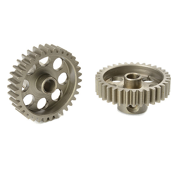CORALLY 48 DP PINION SHORT HARDENED STEEL 34 TEETH SHAFT DIA. 3.17mm - High-Speed RTR RC Truck