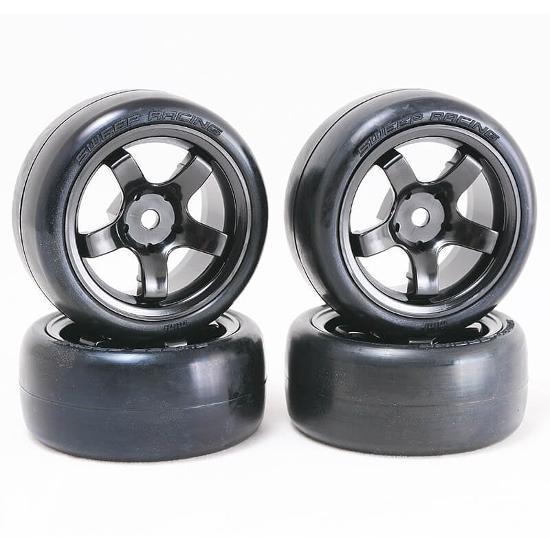 SWEEP D-HIGH END COMPOUND MINI TYRES PRE-GLUED 40DEG 4PCS - RC Hobby Product