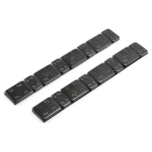 CENTRO BLACK CHASSIS WEIGHTS w/ADHESIVE 5G/10G X 2 STRIPS - RC Hobby Product