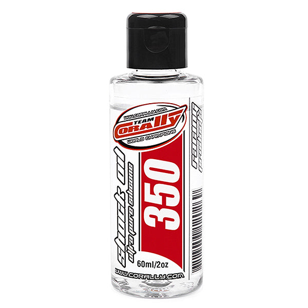 CORALLY SHOCK OIL ULTRA PURE SILICONE 350 CPS 60ML / 2OZ - High-Speed RTR RC Truck