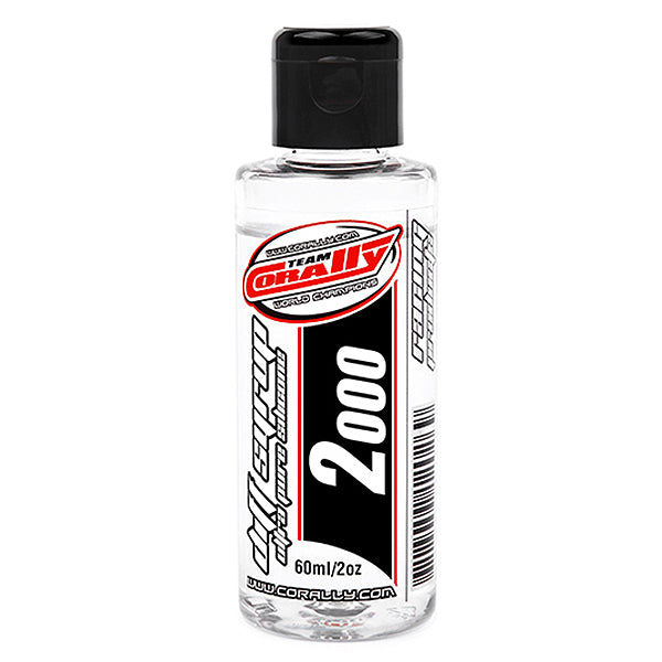 CORALLY DIFF SYRUP ULTRA PURE SILICONE 2000 CPS 60ML - High-Speed RTR RC Truck