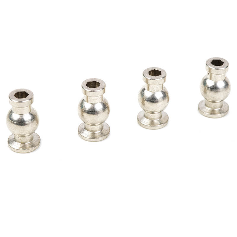 CORALLY BALL SHOULDERED 6.8MM STEEL 4 PCS - High-Speed RTR RC Truck