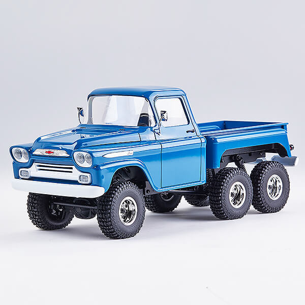 FMS CHEVROLET APACHE 1/18TH 6-WHEEL SCALER RTR - RC Hobby Product