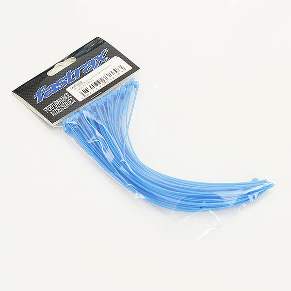 FASTRAX 200mm x 2.5mm BLUE NYLON CABLE TIES (50pcs) - RC Hobby Product
