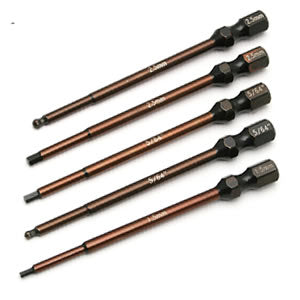 TEAM ASSOCIATED FACTORY TEAM 5-PIECE 1/4" POWER TOOL TIPS SET